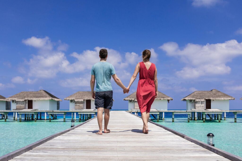 couple at maldives
